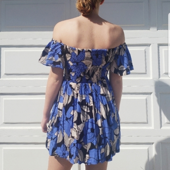 Free People Off the Shoulder Floral Dress - Picture 3 of 3